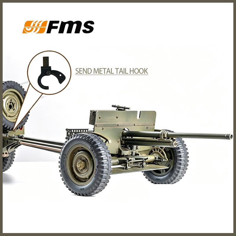 FMS 1/12 C1336 M3 Anti-tank Gu - Rc Jeep Hobby ulasan dan harga