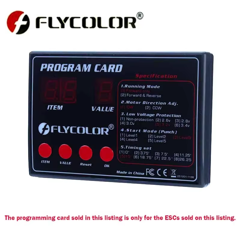 LED Programming Card for Rocke - Rc Hobby Grade Plane ulasan dan harga