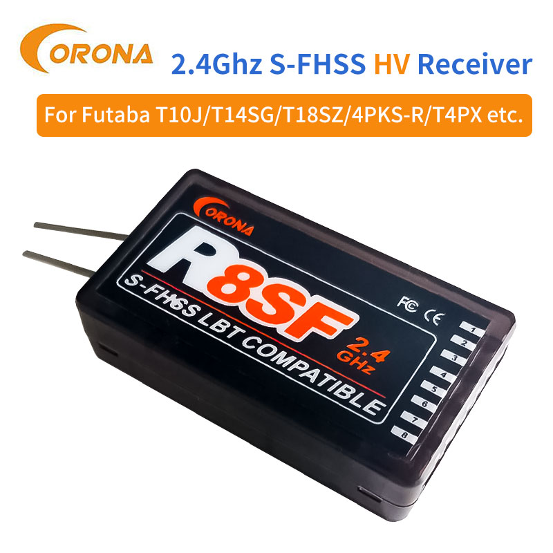 Corona R8SF 8CH 2.4GHz S‑FHSS  - Receiver Sbus 8Ch ulasan dan harga