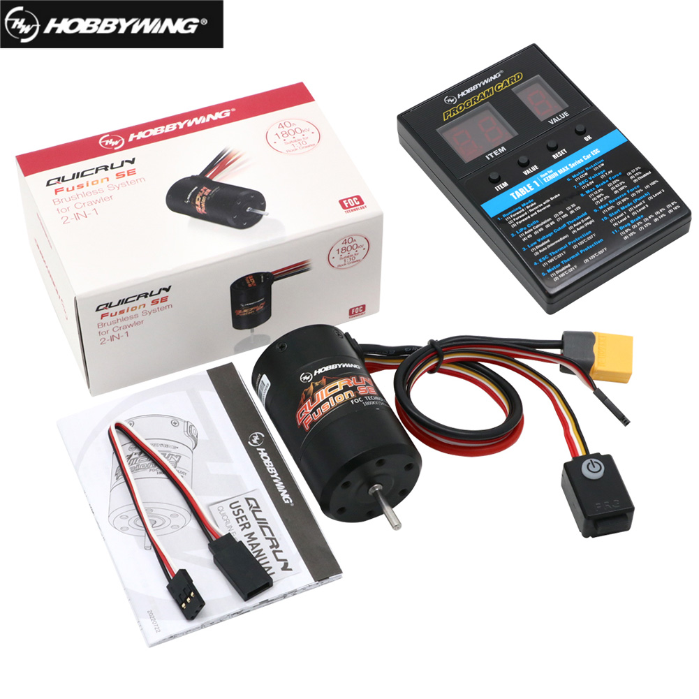 Hobbywing QuicRun Fusion SE 12 - Rc Hobby Grade Plane ulasan dan harga