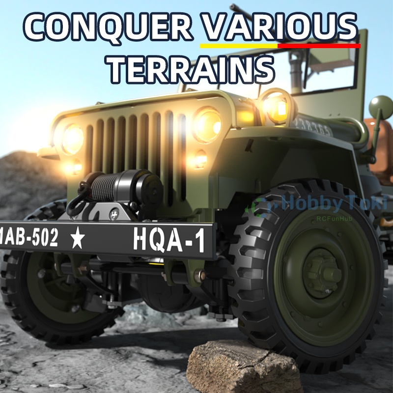 1/14 US 2.4G 4WD RC Jeep Car M - Rc Jeep Hobby ulasan dan harga
